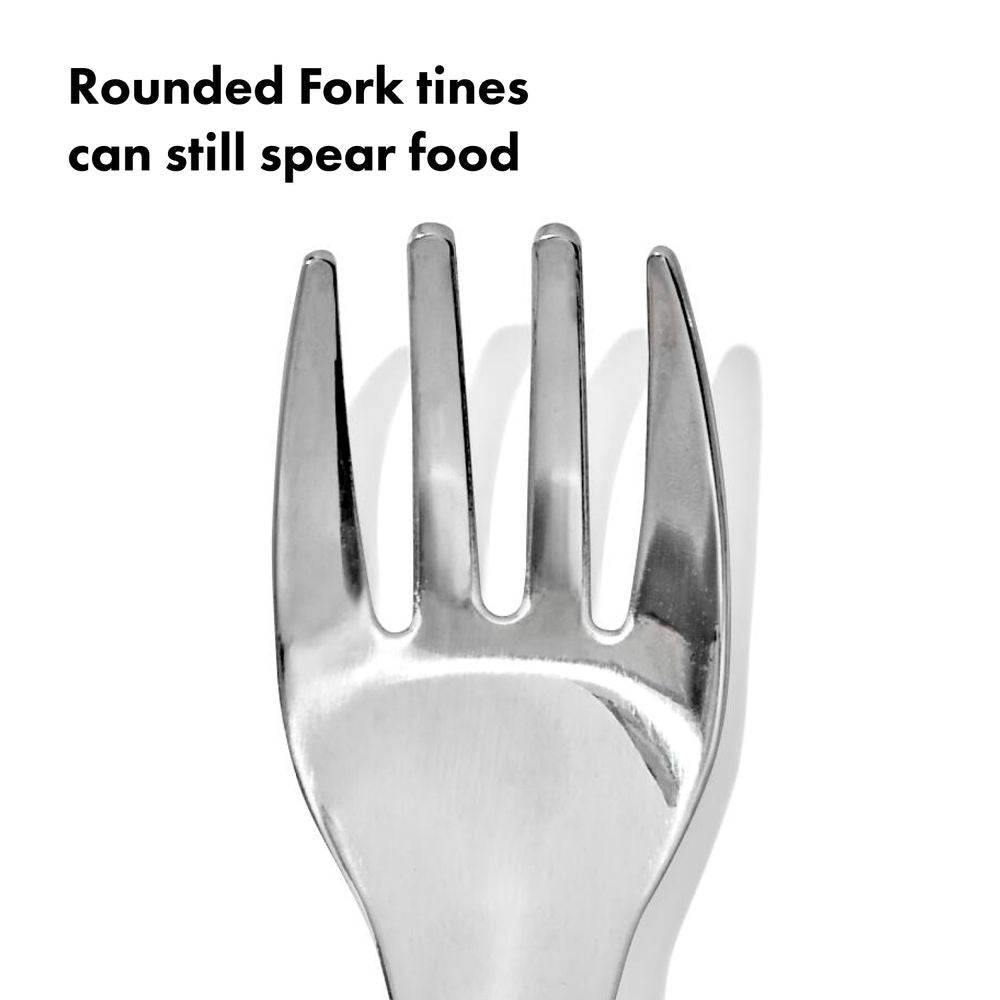 OXO Tot On-the-Go Fork and Spoon Set with Travel Case (7 Designs) - Pupsik Singapore