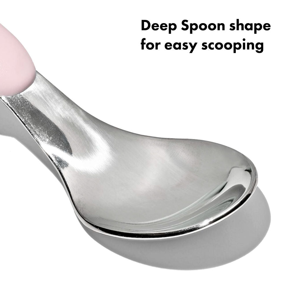 OXO Tot On-the-Go Fork and Spoon Set with Travel Case (7 Designs) - Pupsik Singapore
