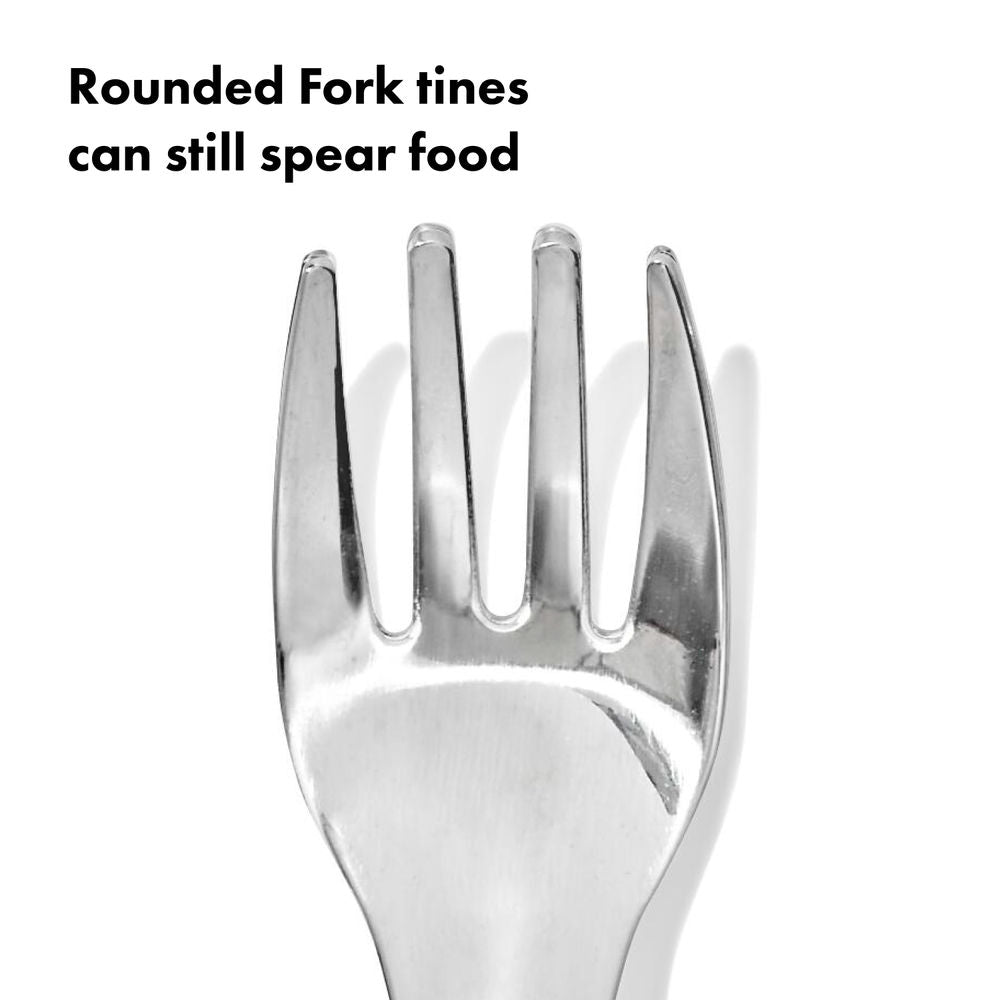 OXO Tot On-the-Go Fork and Spoon Set with Travel Case (7 Designs) - Pupsik Singapore