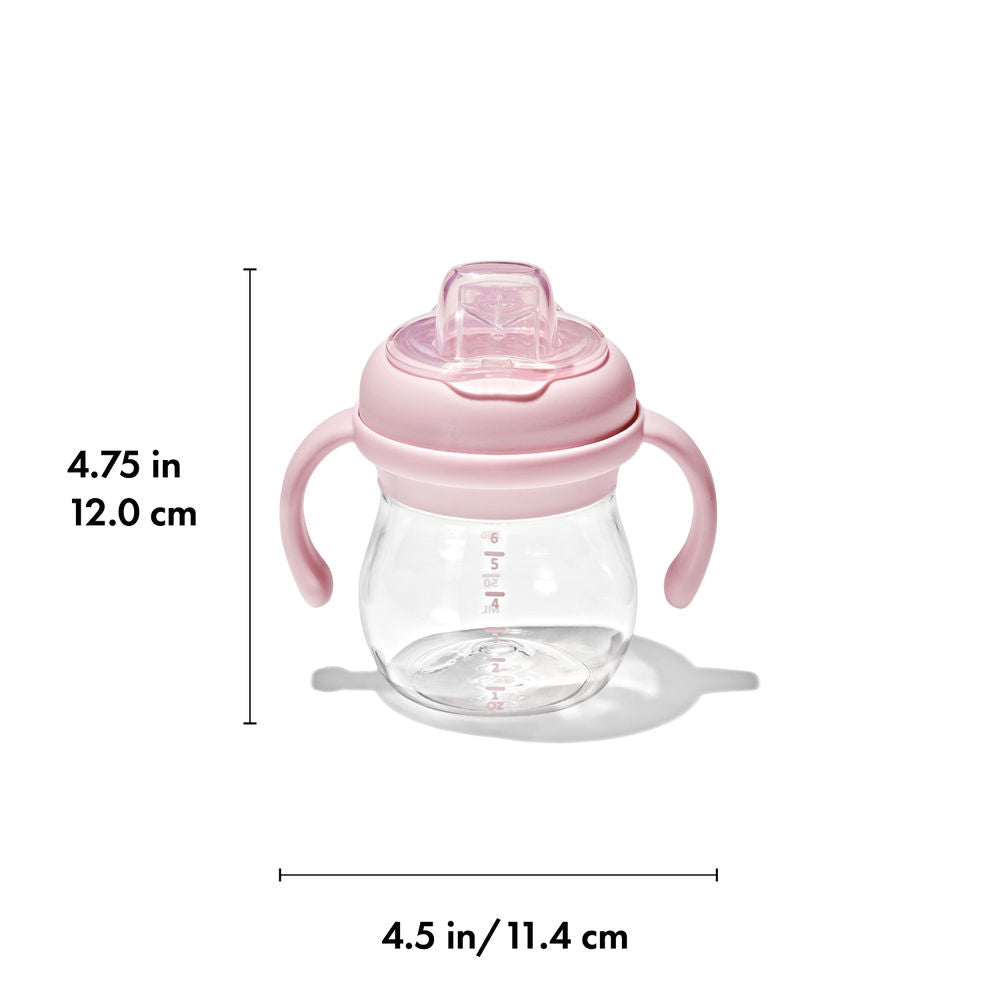 OXO Tot Grow Soft Spout Sippy Cup with Removable Handles, 6oz (5 Colours) - Pupsik Singapore