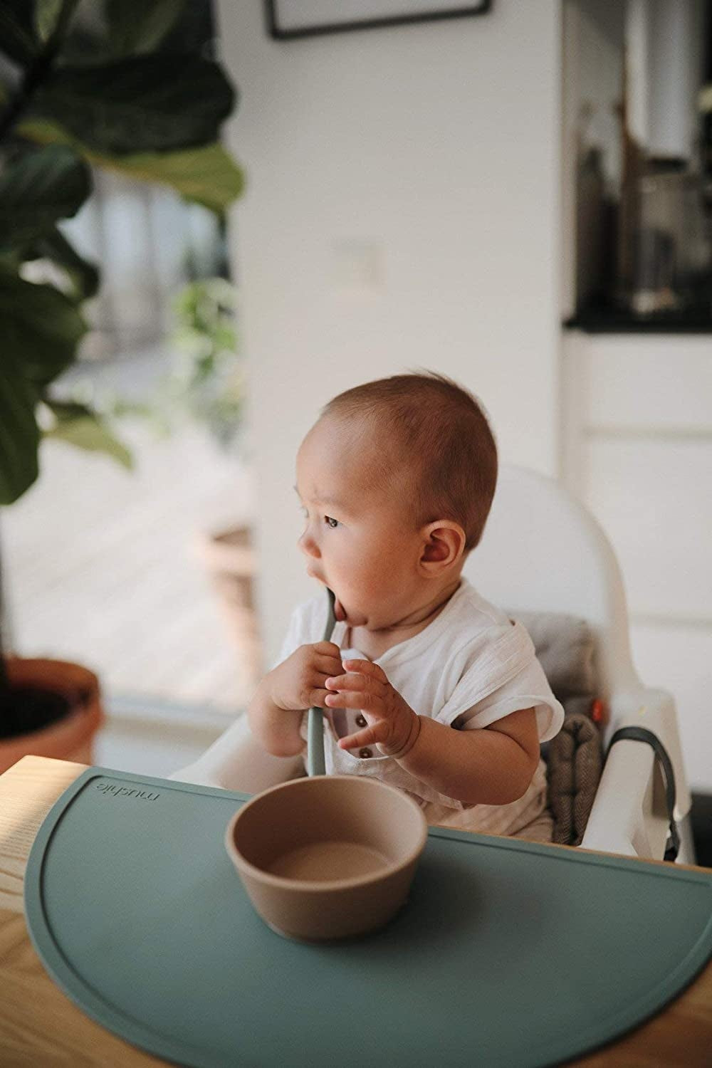 Mushie Silicone Feeding Baby Spoons (2pk) (9 Colours) - Pupsik Singapore
