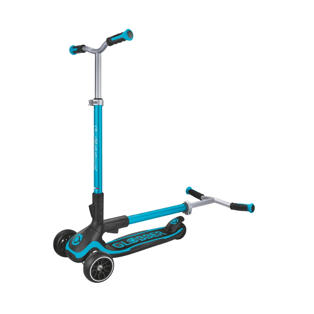 Globber Ultimum (Lights) Height-Adjustable Foldable Scooter (7 Colours) | 5Y+