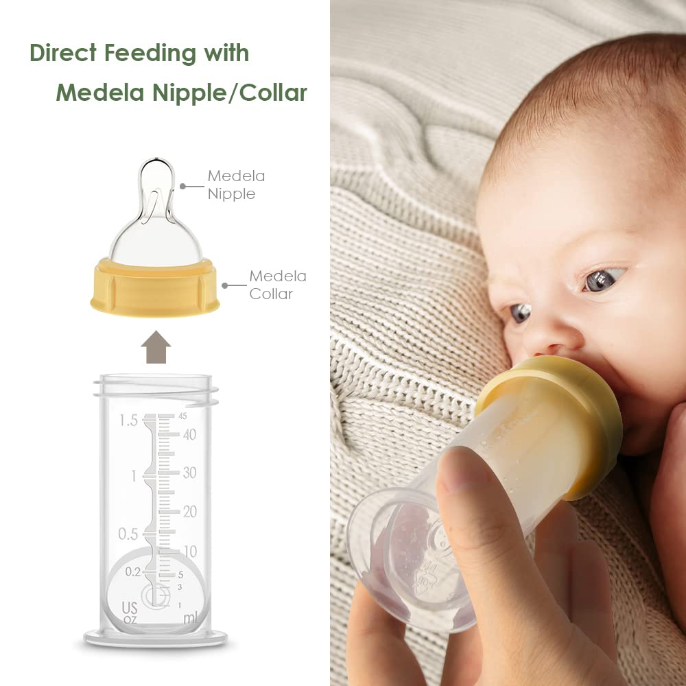 Maymom Colostrum & Milk Storage Container, 1.5oz (4pcs)