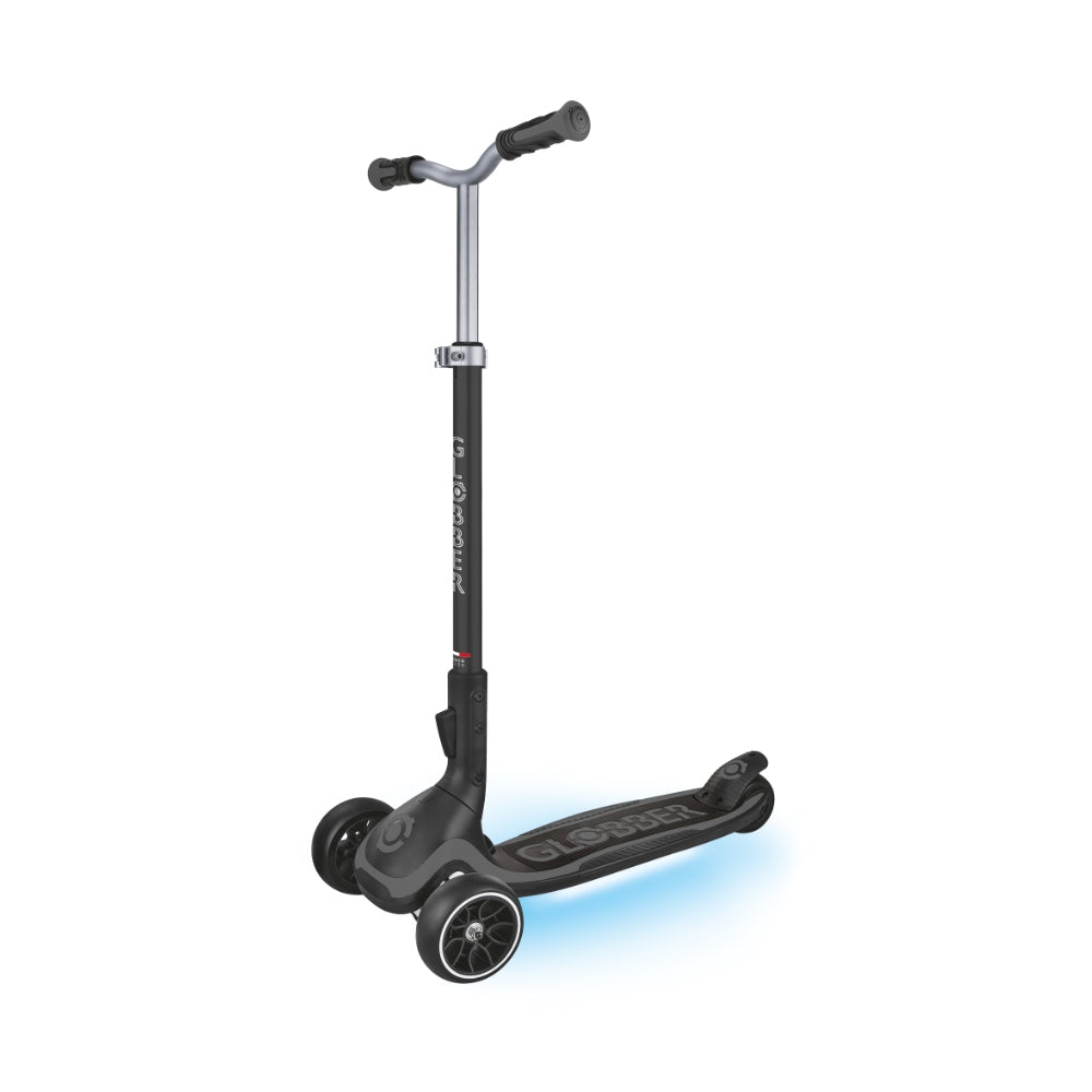 Globber Ultimum (Lights) Height-Adjustable Foldable Scooter (7 Colours) | 5Y+