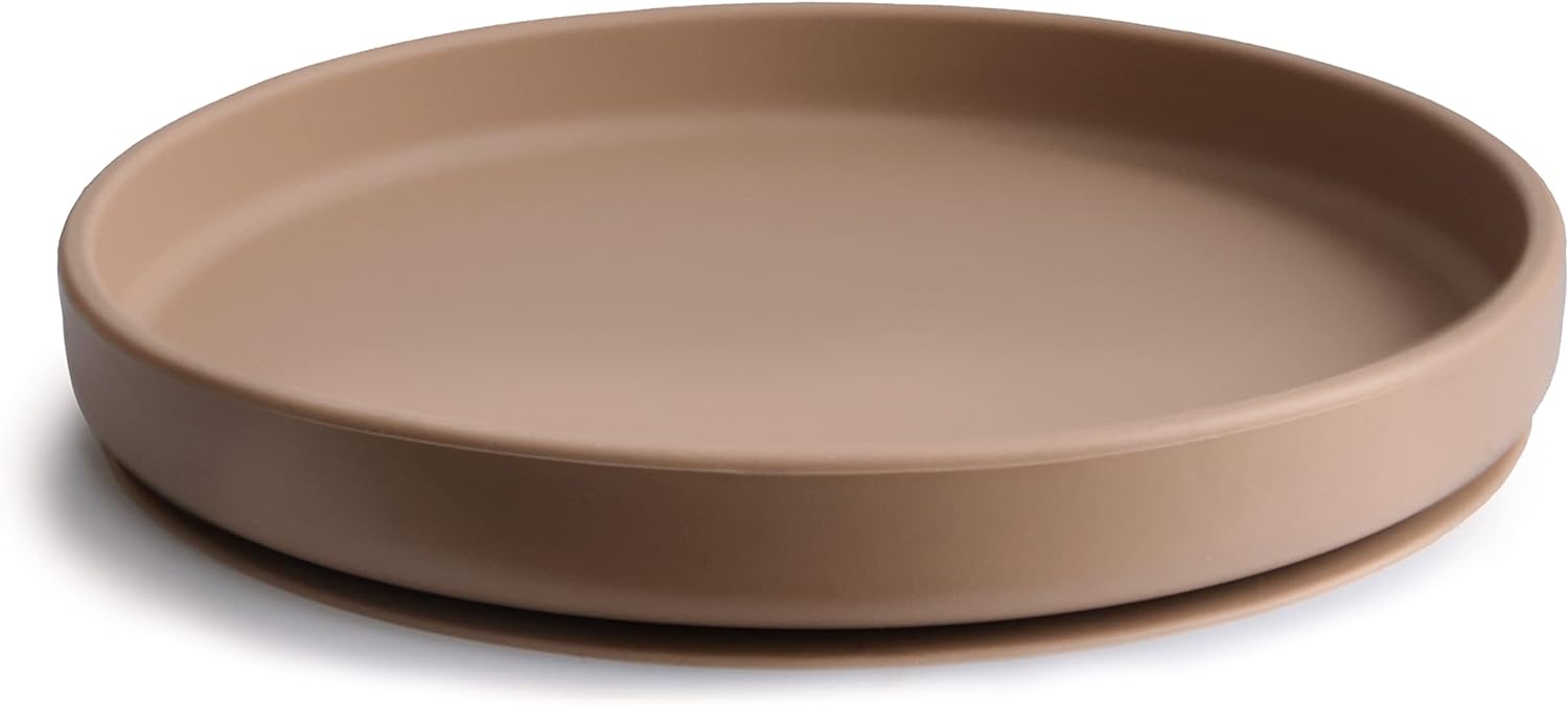 Mushie Classic Silicone Suction Plate (9 Colors) - Pupsik Singapore