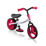 Globber Go Bike Duo Balance Bike - White Red | 2-5Y - Pupsik Singapore