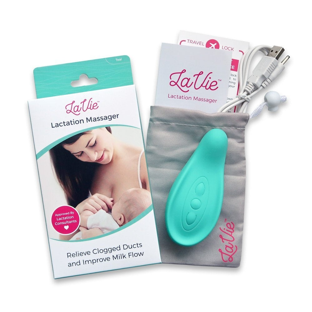 LaVie Lactation Massager - Teal (New Design)
