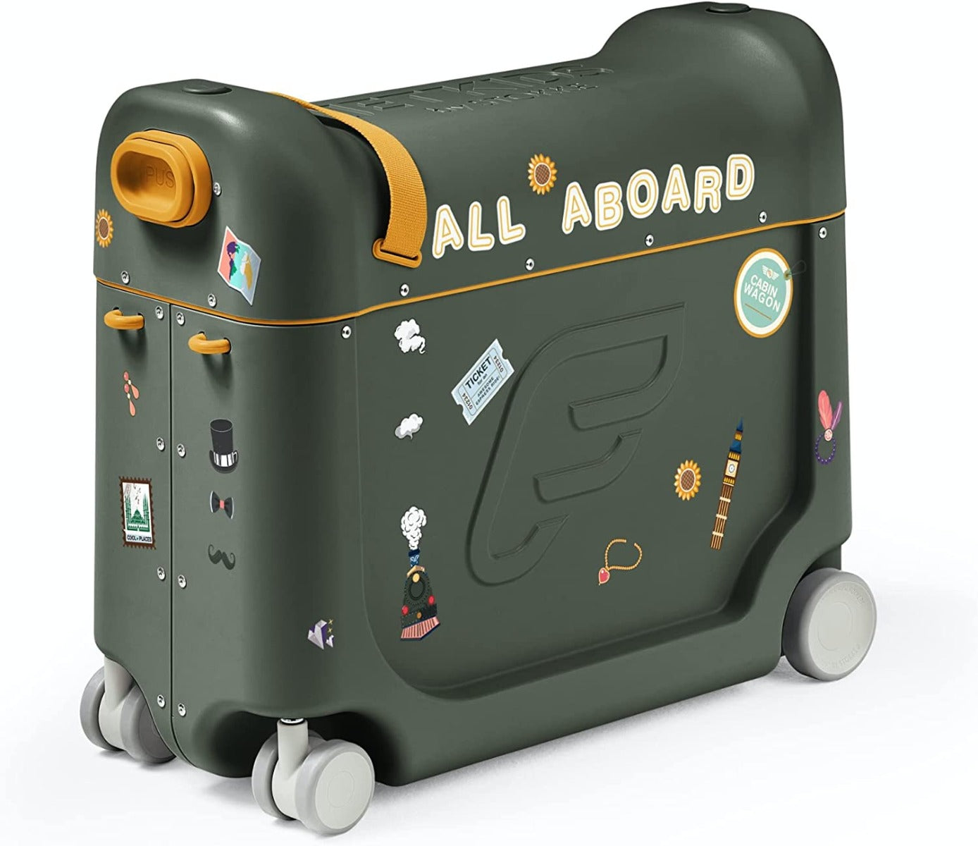 JetKids by Stokke Bed Box Airplane Ride/Carry/Sleep-On Suitcase V3 (4 Colours) - Pupsik Singapore