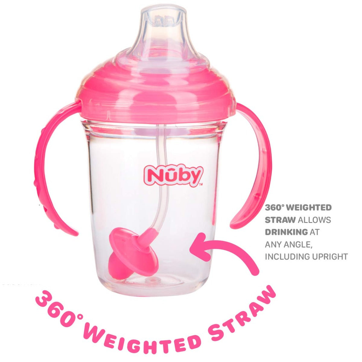 Nuby Grip N' Sip Cup, 240ml (2 Colors)