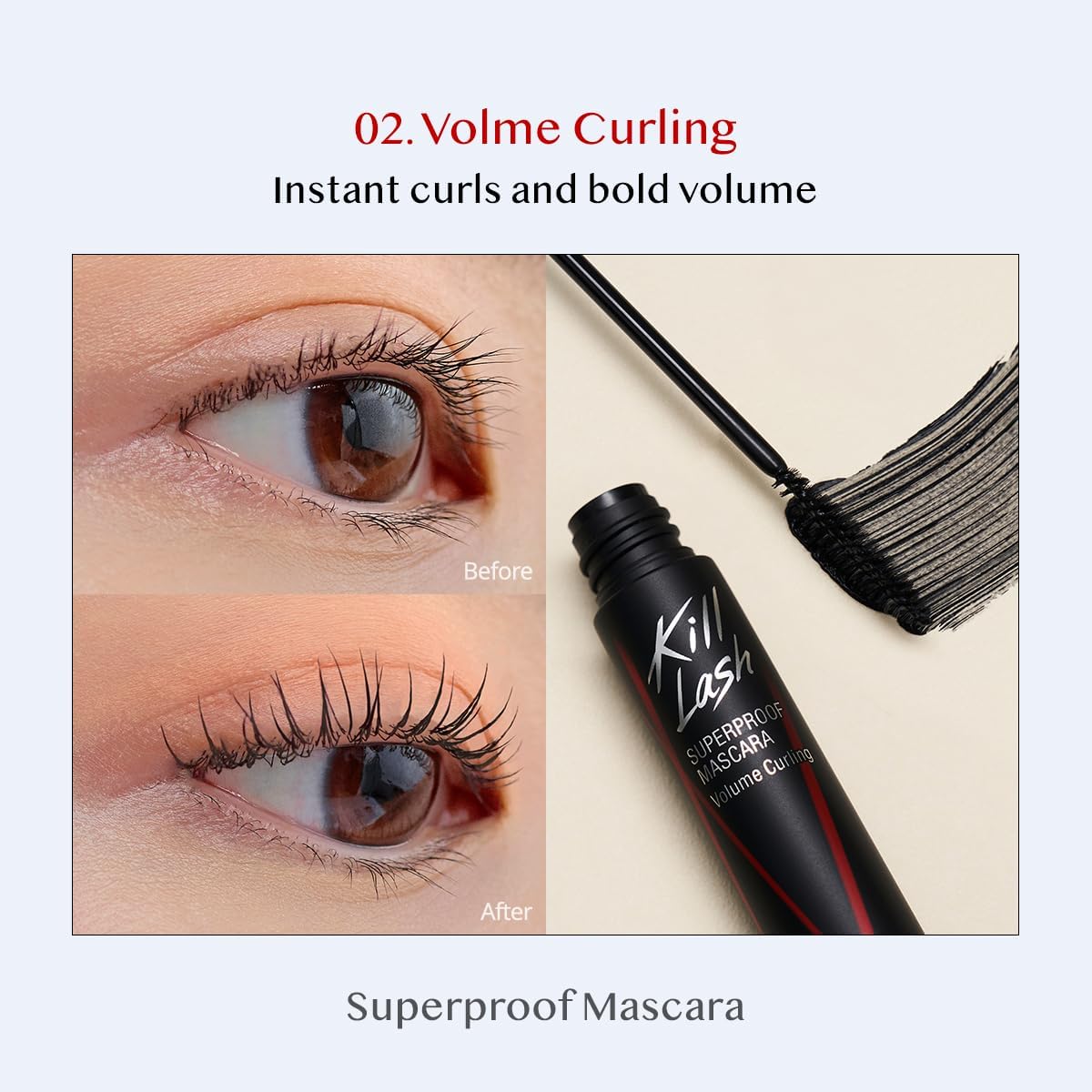 CLIO Kill Lash Superproof Mascara (4 Types) - Pupsik Singapore