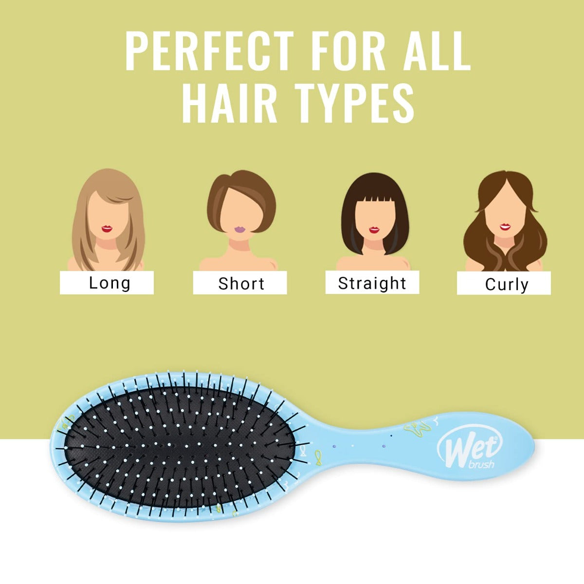 Wet Brush Detangler Brush Pixar Finding Nemo - Dory & Marlin