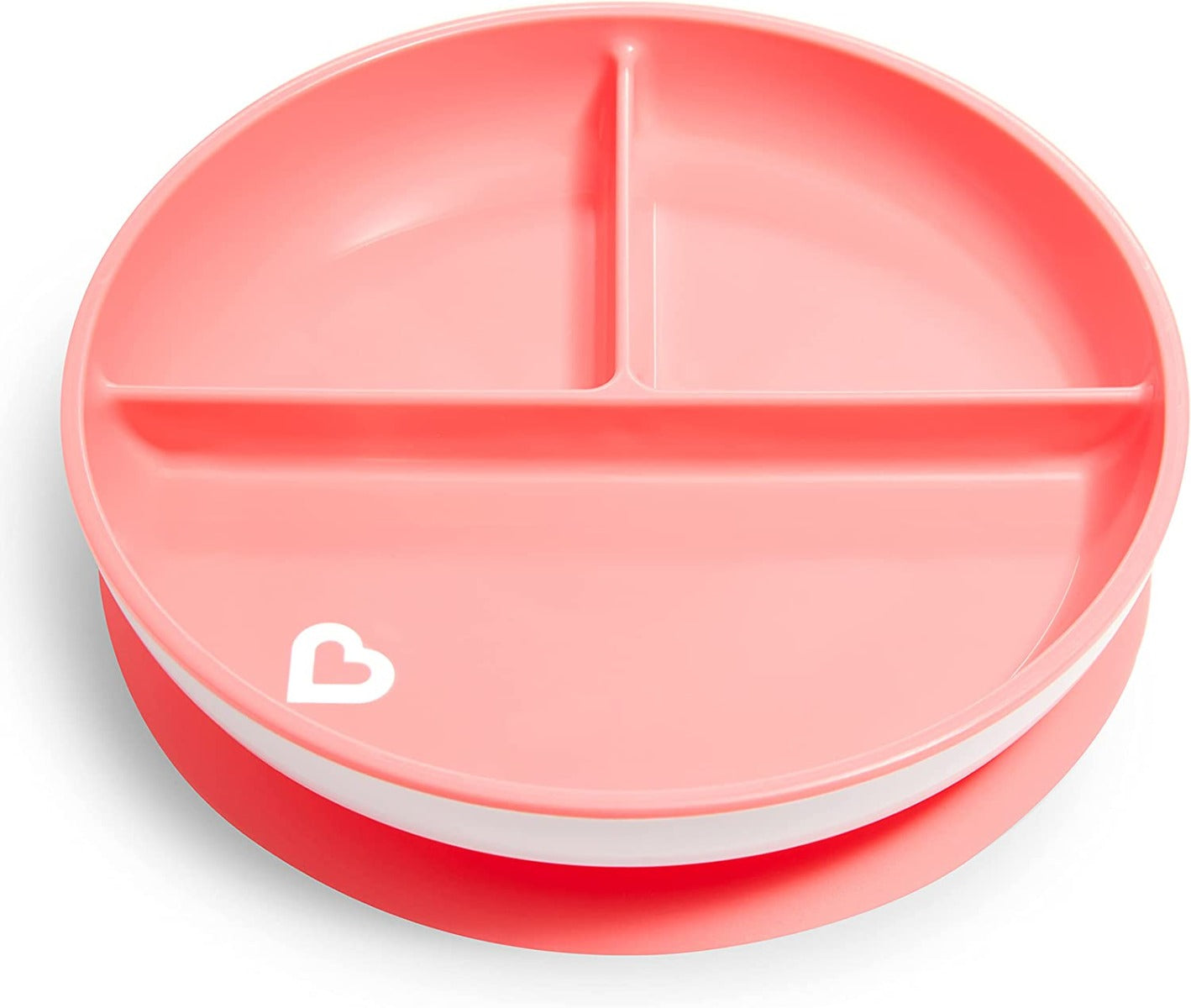 Munchkin Stay Put Suction Baby Plate (4 Colours) - Pupsik Singapore