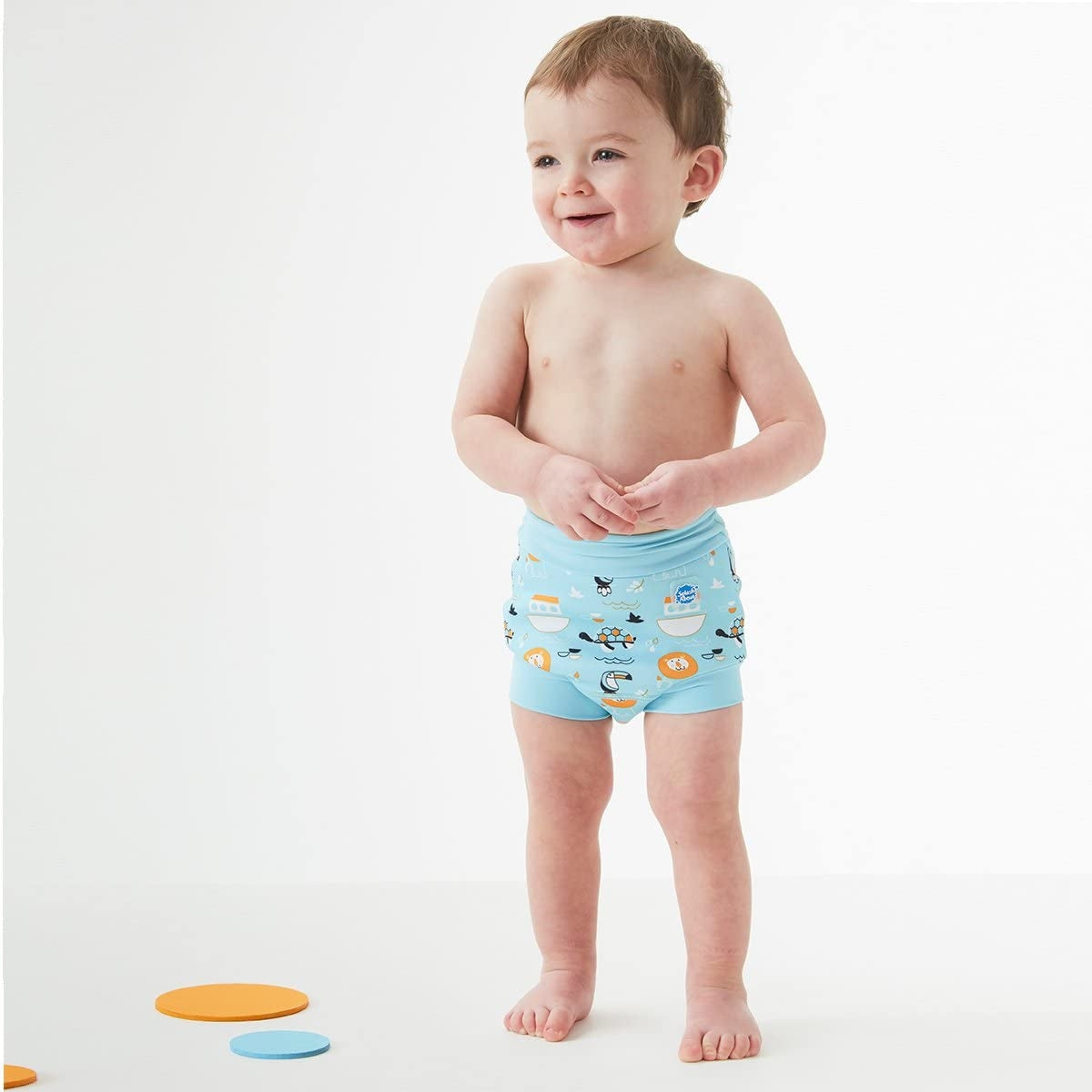 Splash About Happy Nappy Reusable Swim Diaper - Noah's Ark