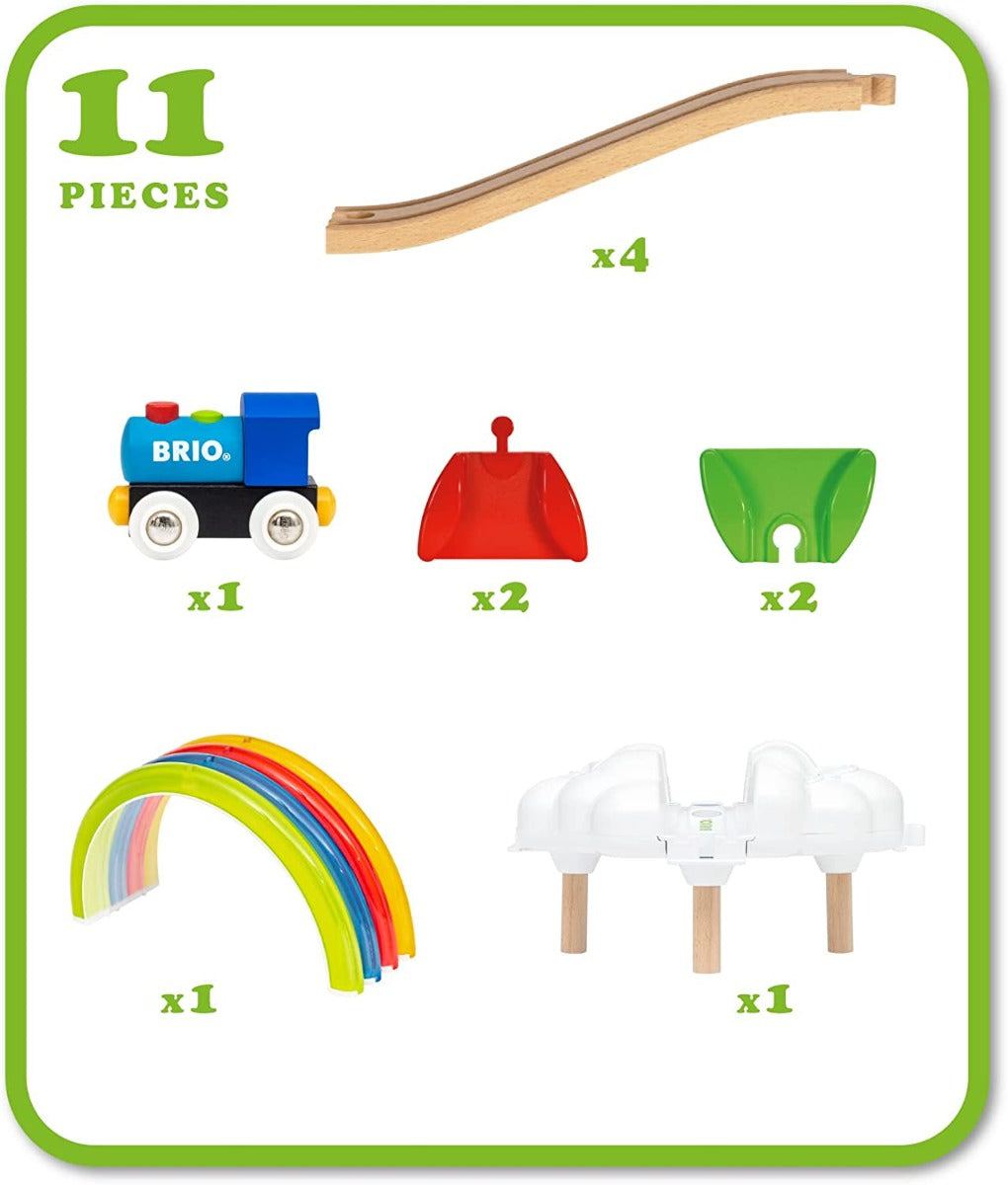 Brio My First Railway Light Up Rainbow Set