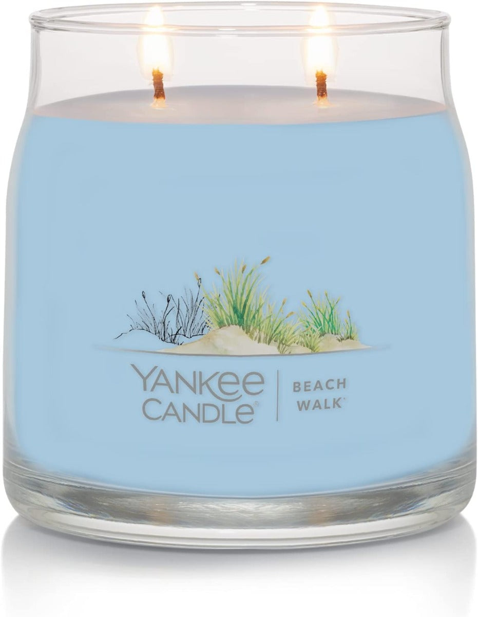 Yankee Candle Signature Medium Jar Candle, 2-wicks (13oz) - Beach Walk