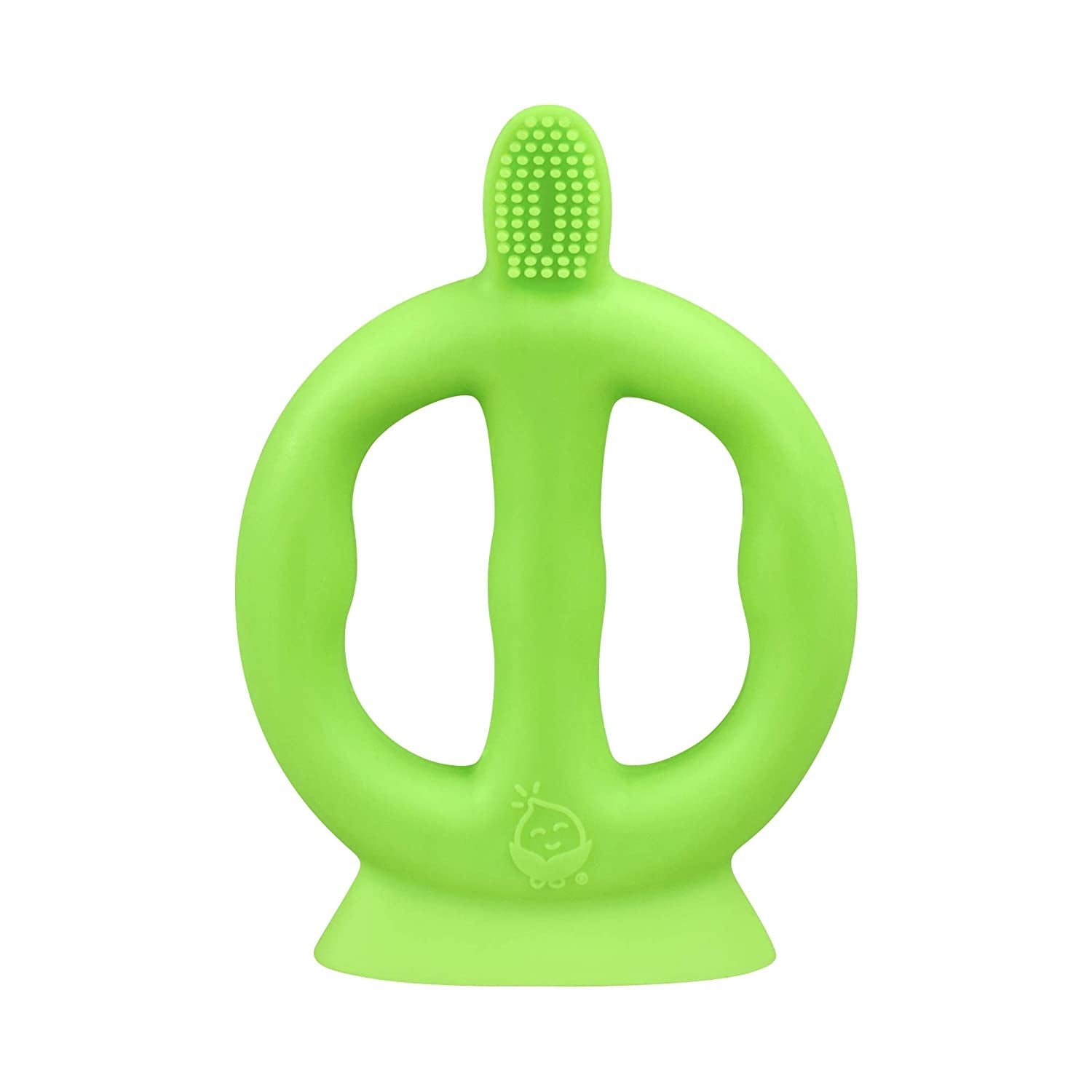 Green Sprouts Silicone Learning Toothbrush - Green - Pupsik Singapore