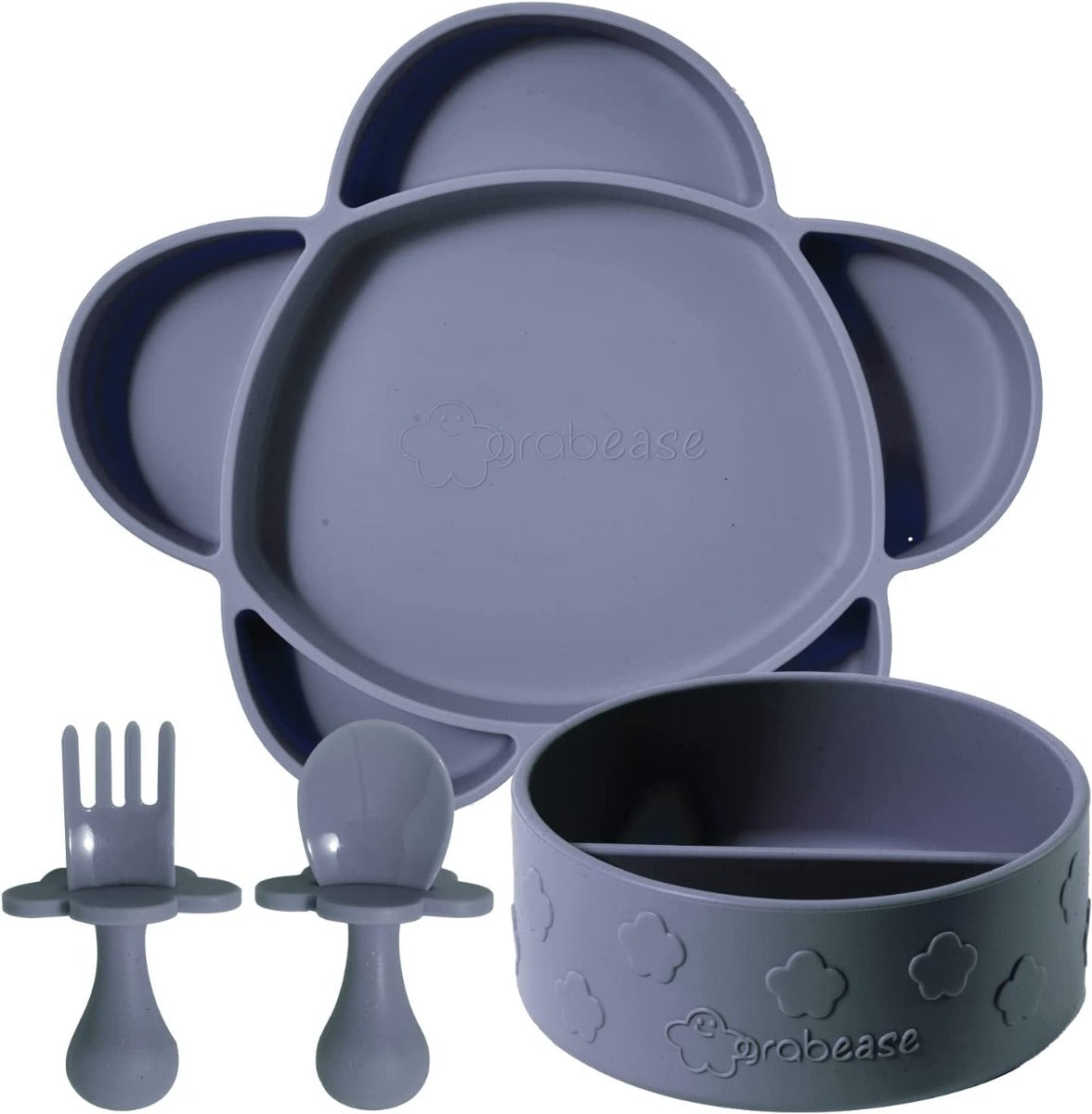 Grabease 4-Piece Self-Feeding Set (5 colors)