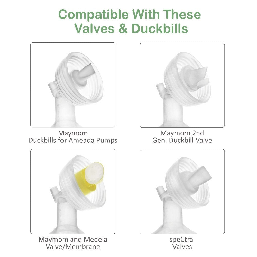 Maymom Flange for Spectra with Valve & Membrane (Narrow-Neck), 1pc (9 sizes, 15-36mm)