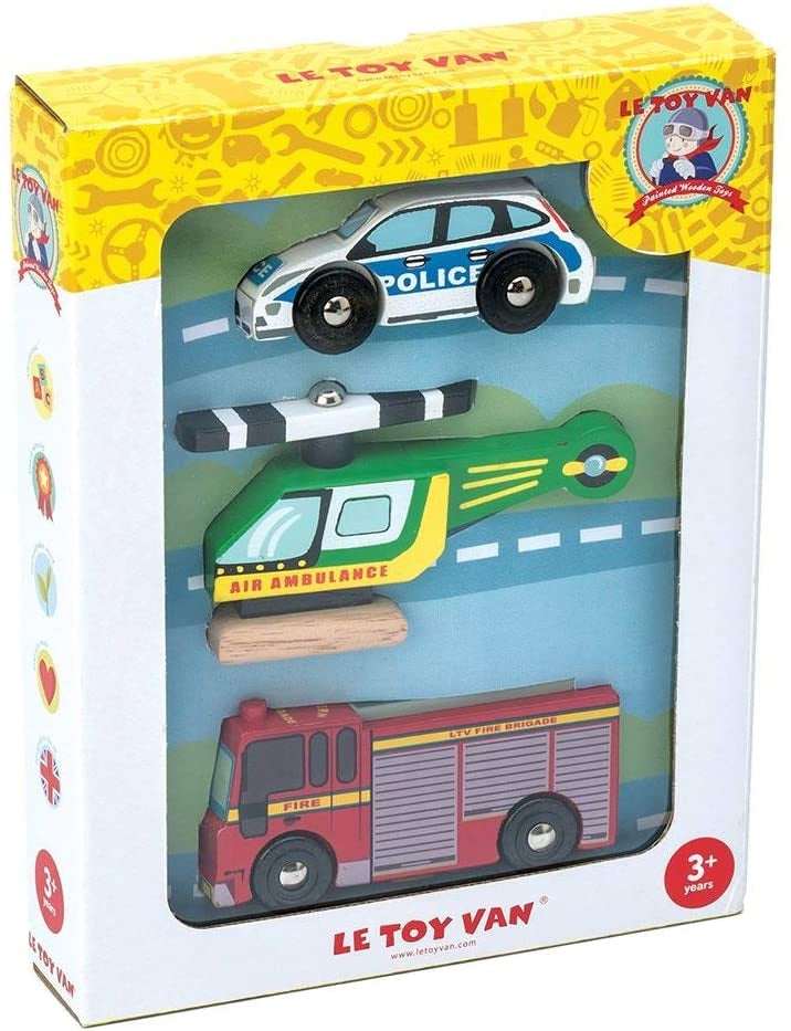 Le Toy Van Emergency Vehicle Set