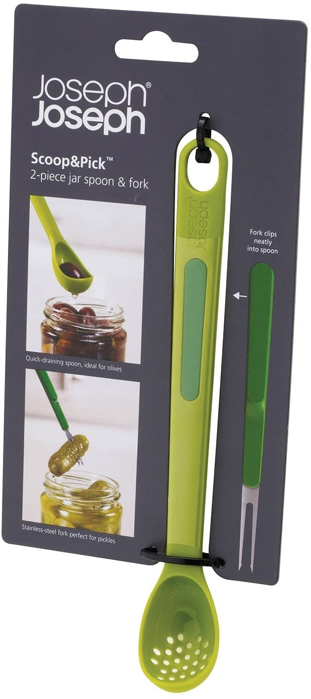 Joseph Joseph Scoop&Pick Jar Spoon & Fork Set