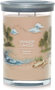 Yankee Candle Signature Large Tumbler Candle, 2-wicks (20oz) - Seaside Woods