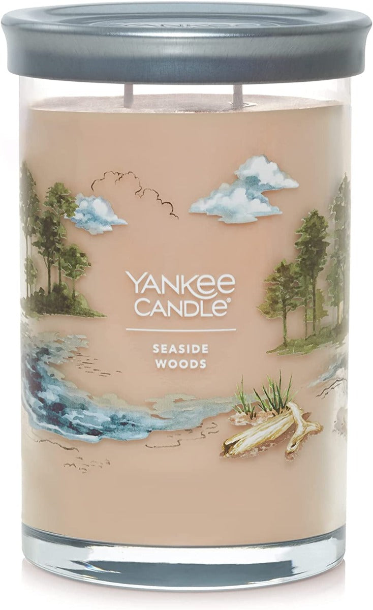 Yankee Candle Signature Large Tumbler Candle, 2-wicks (20oz) - Seaside Woods