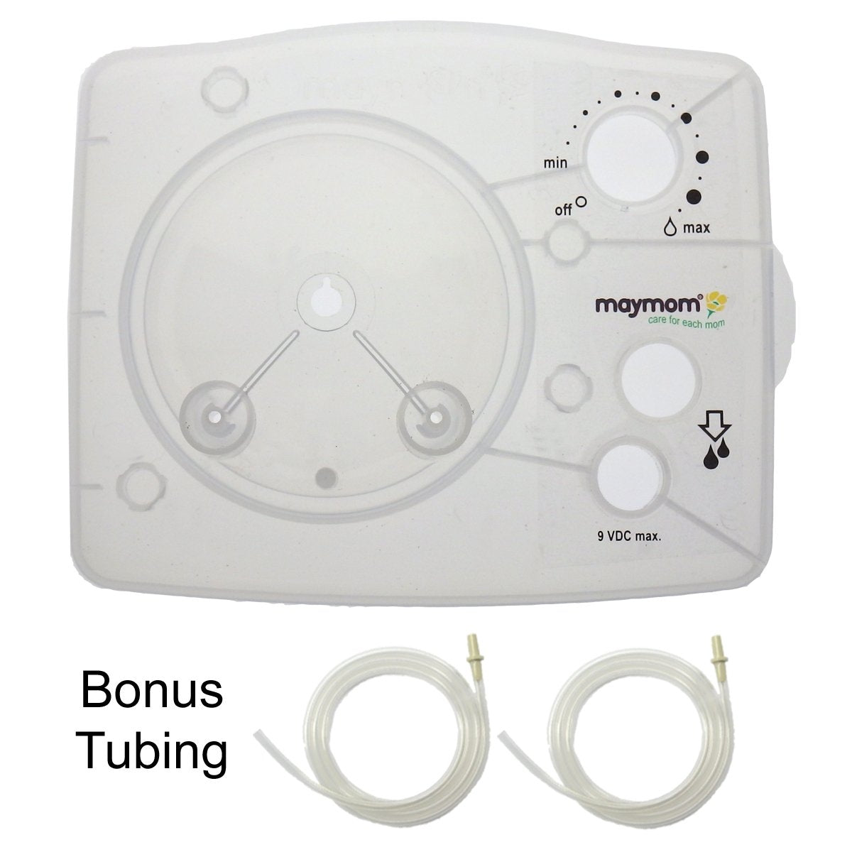 Maymom Diaphragm Cap Faceplate for Medela Pump In Style Advanced - Clear