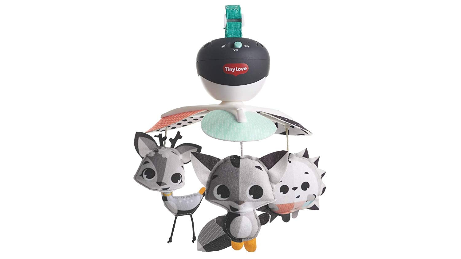 Tiny Love Take Along  3-in-1 Baby Mobile - Magical Tales Black & White