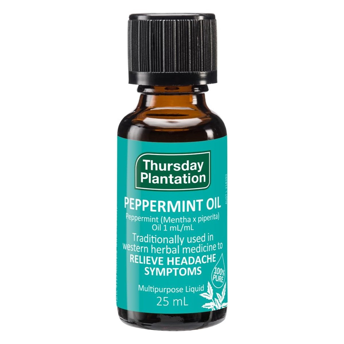 Thursday Plantation 100% Pure Peppermint Oil, 25ml (Exp 11/29)