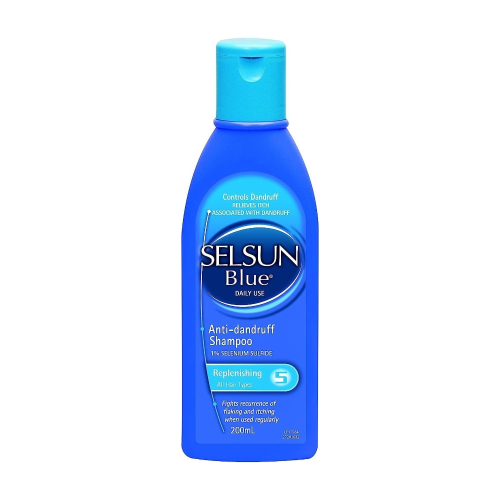 Selsun Blue Replenishing Anti-Dandruff Shampoo, 200ml (Exp 06/28)