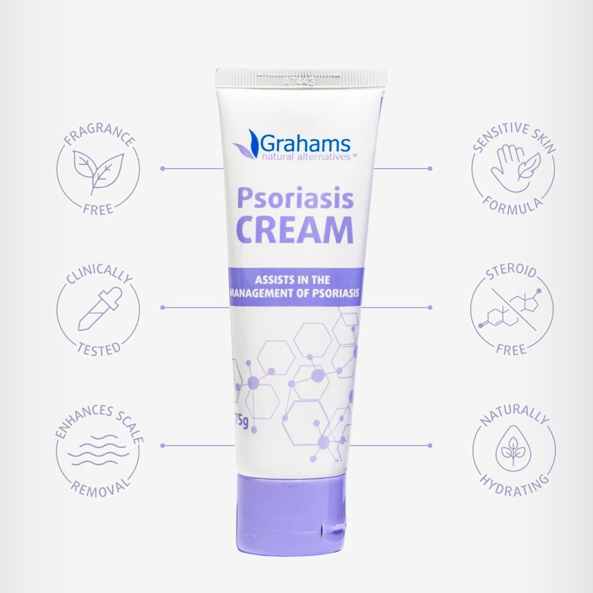 Grahams Natural Psoriasis Cream, 150g (Exp 08/27)