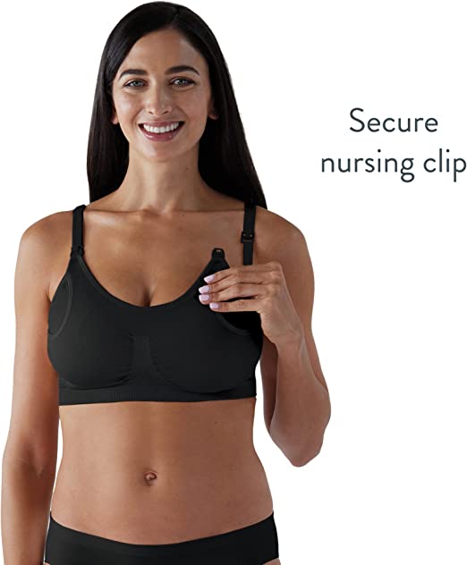 Bravado 2-in-1 Pumping and Nursing Bra - Black (3 Sizes)