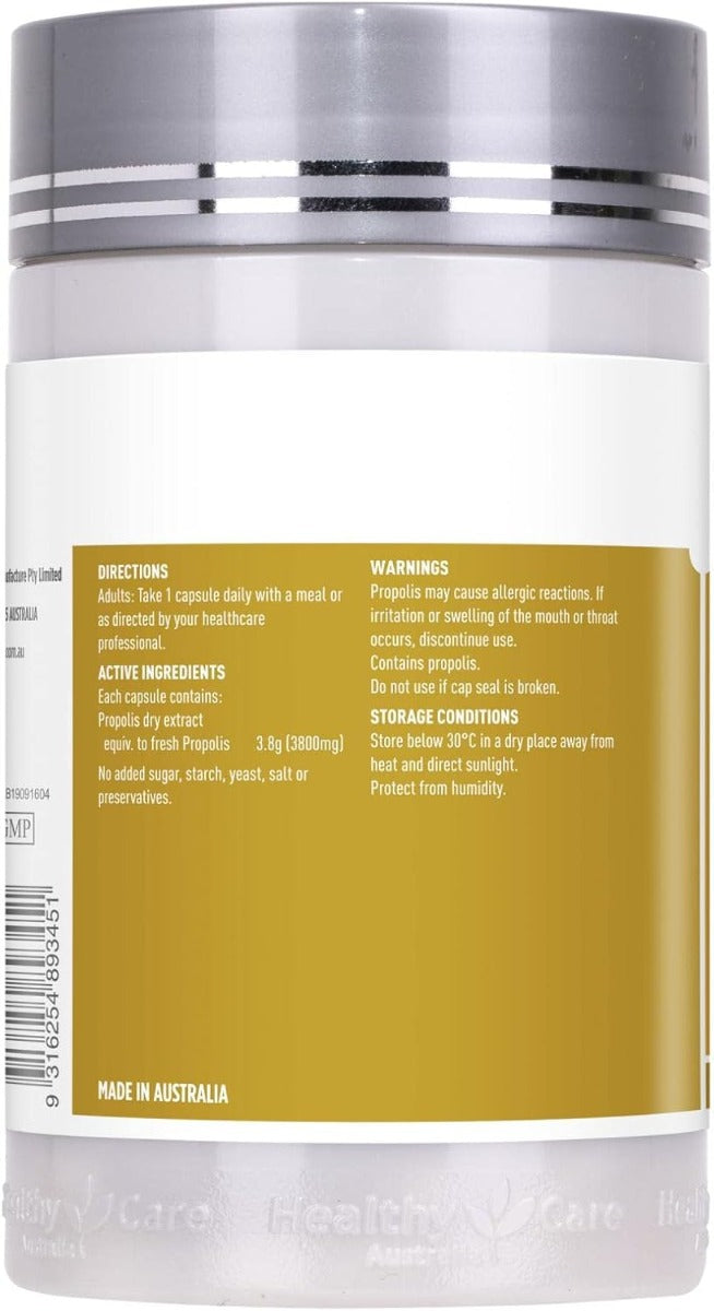 Healthy Care Propolis 3800, 200 Caps (Exp 08/27)