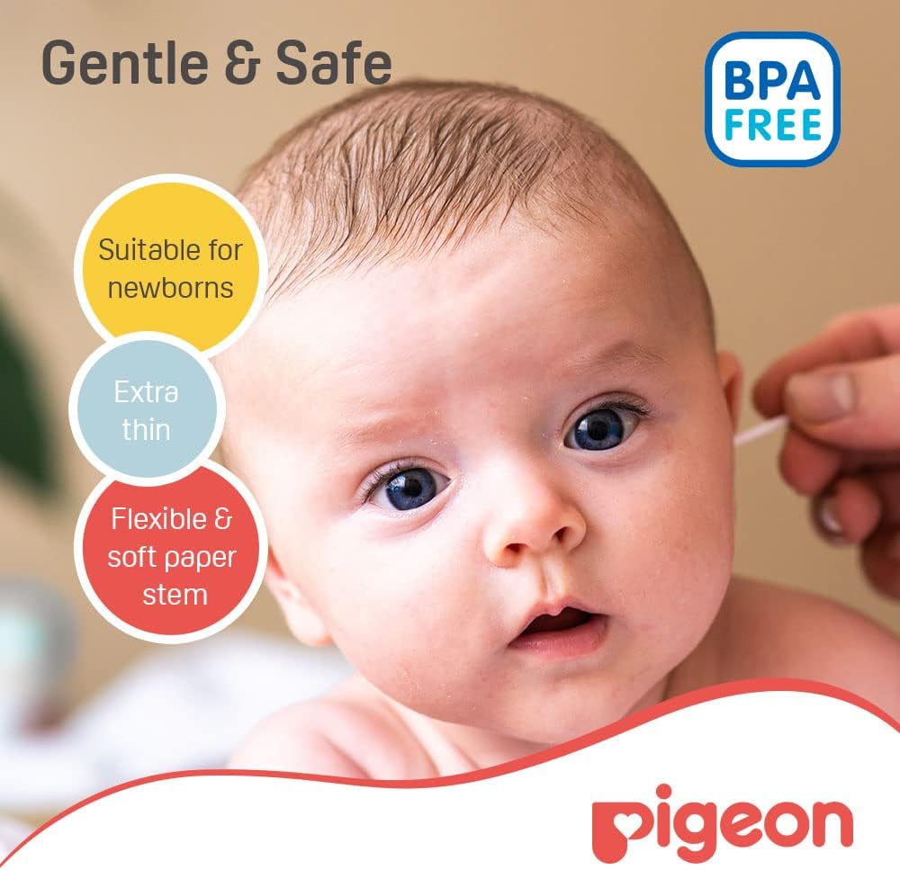Pigeon Baby Cotton Swabs (200pc) - Extra Thin
