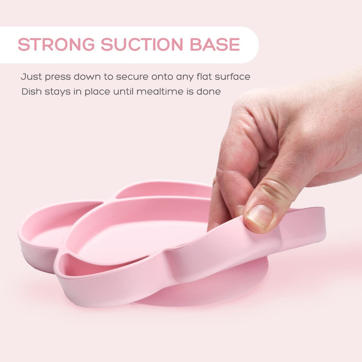 Grabease Silicone Suction Cloud Plate (5 Colors) - Pupsik Singapore
