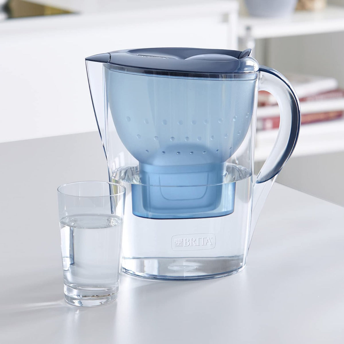 Brita Marella Memo XL Water Filter Jug (1x Maxtra PRO Filter) - 3.5L Blue