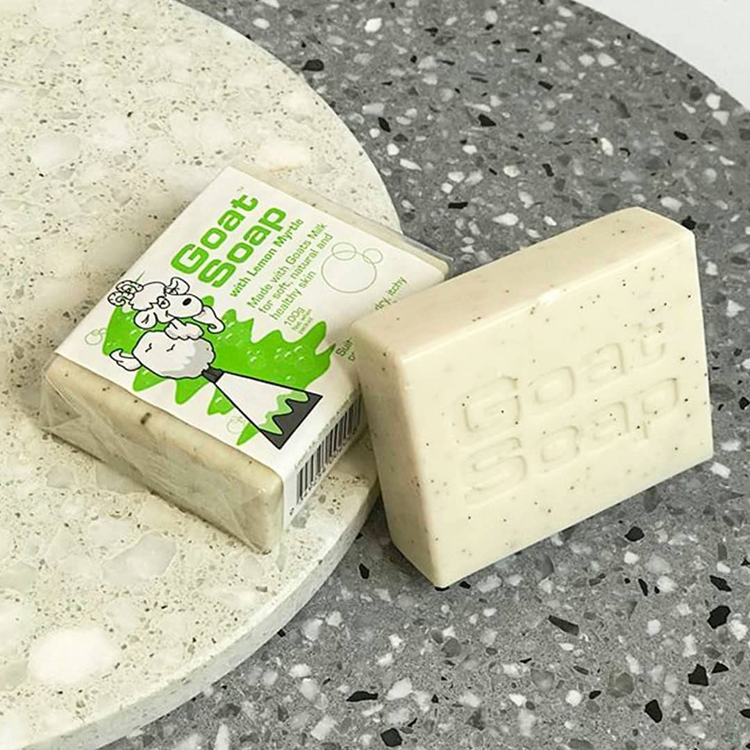 Goat is GOAT Goat Milk Soap with Lemon Myrtle, 100g