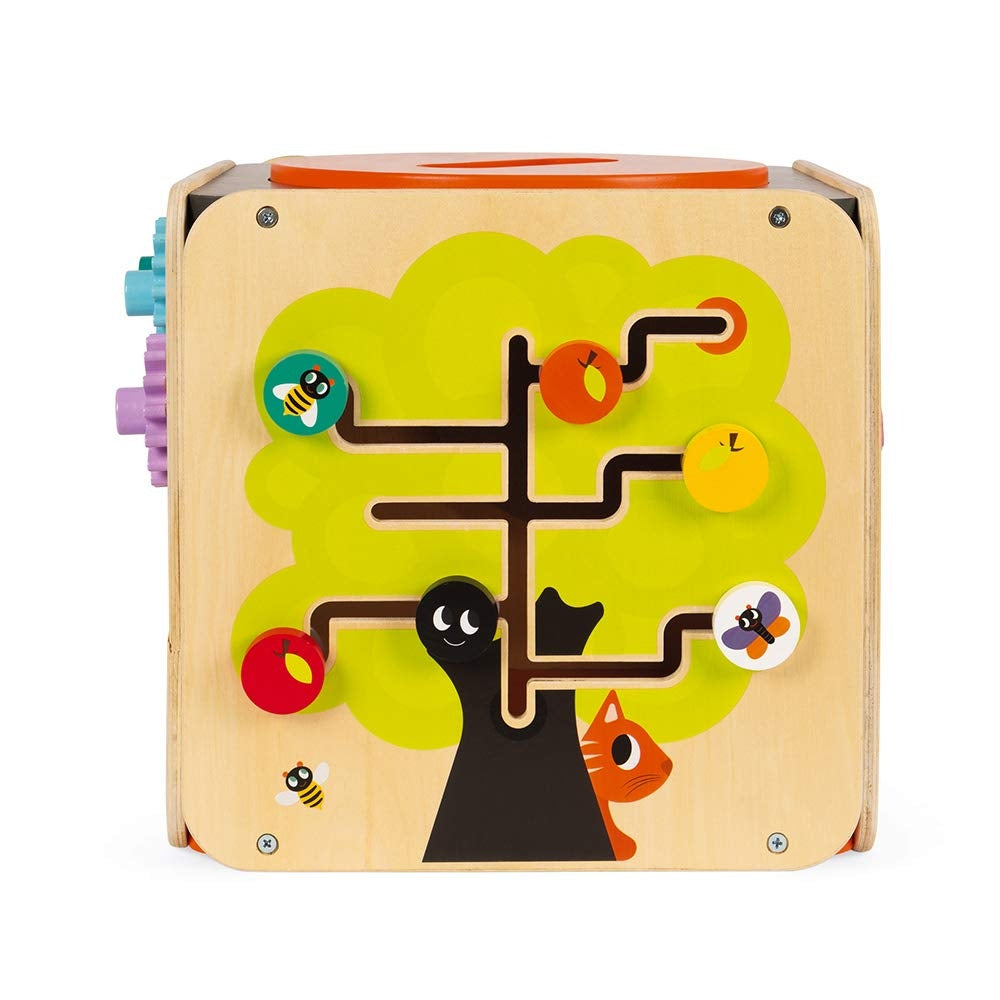 Janod Multi-Activity Looping Cube Toy