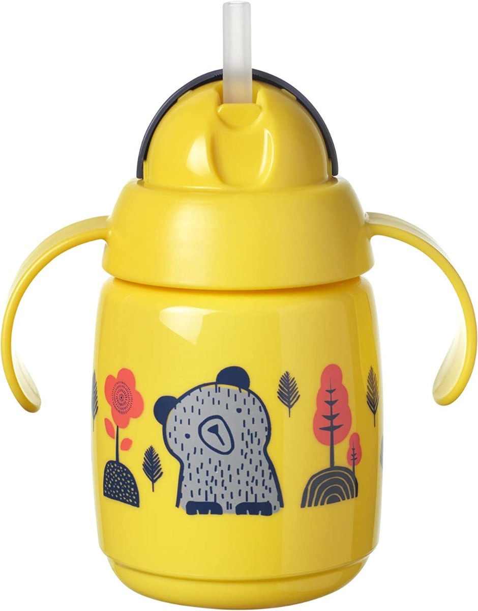 Tommee Tippee Superstar Weighted Straw Cup (300ml) - Yellow