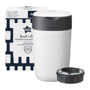 Tommee Tippee Sangenic Twist & Click Advanced Diaper Disposal Bin (1 casette) - White