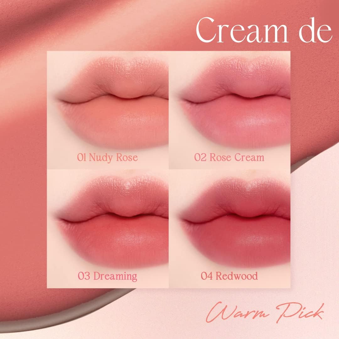 Dasique Cream De Rose Lip Tint, 3g (8 Colors)