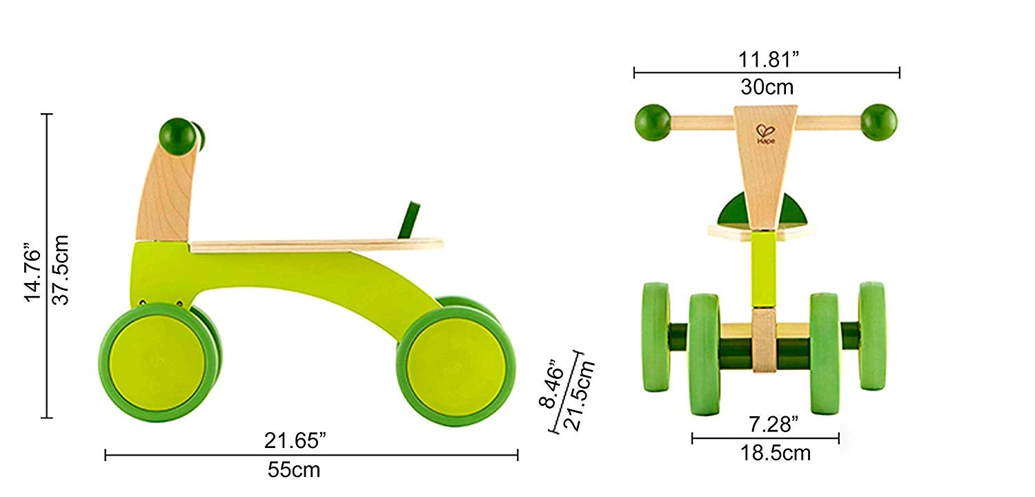 Hape Wooden Scoot Around 4-Wheel Trike