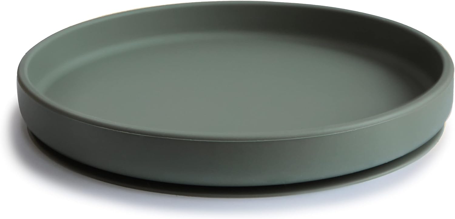 Mushie Classic Silicone Suction Plate (9 Colors) - Pupsik Singapore