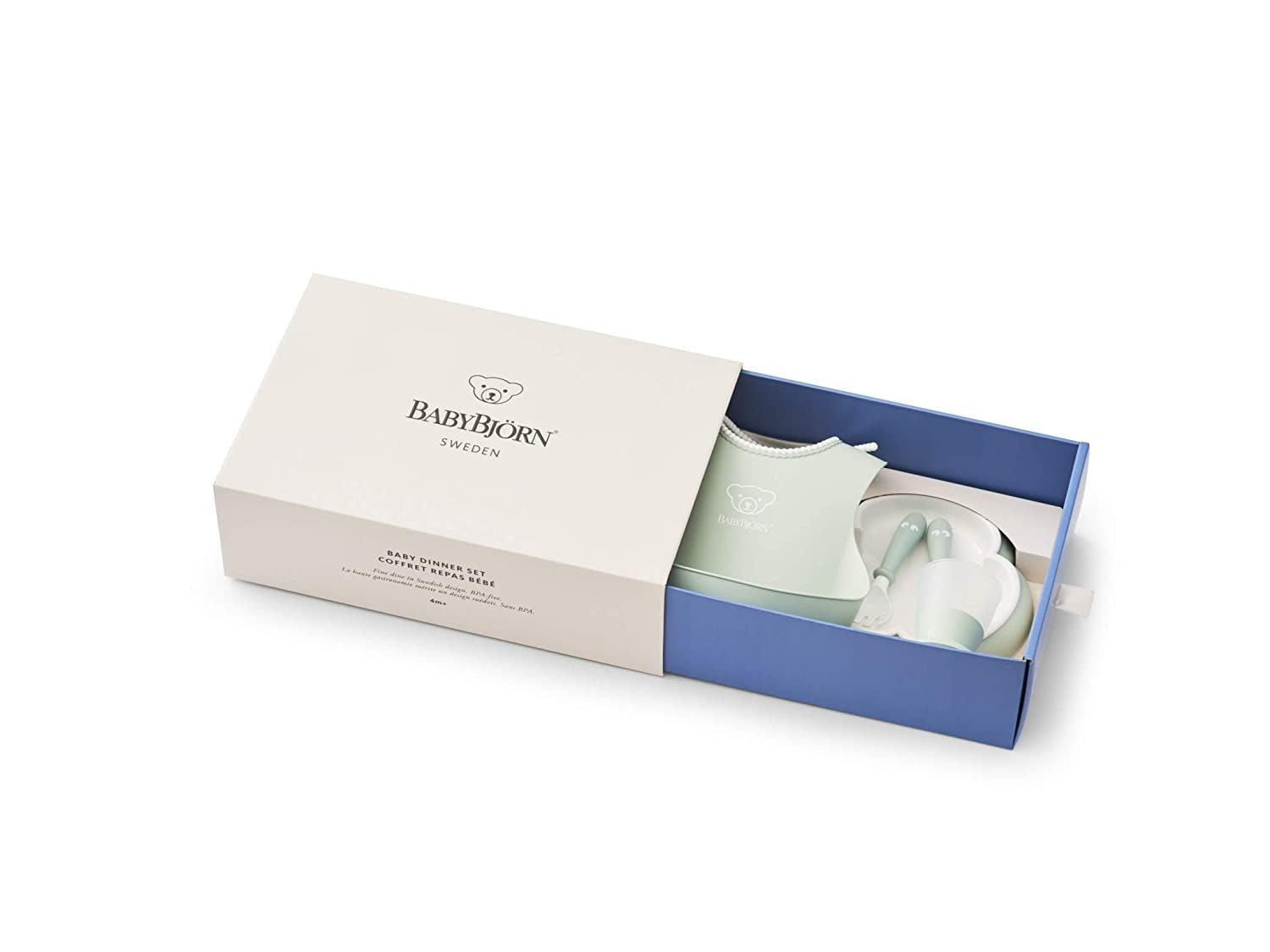 Baby Bjorn Baby Dinner Set (2 Colours) - Made in Sweden - Pupsik Singapore