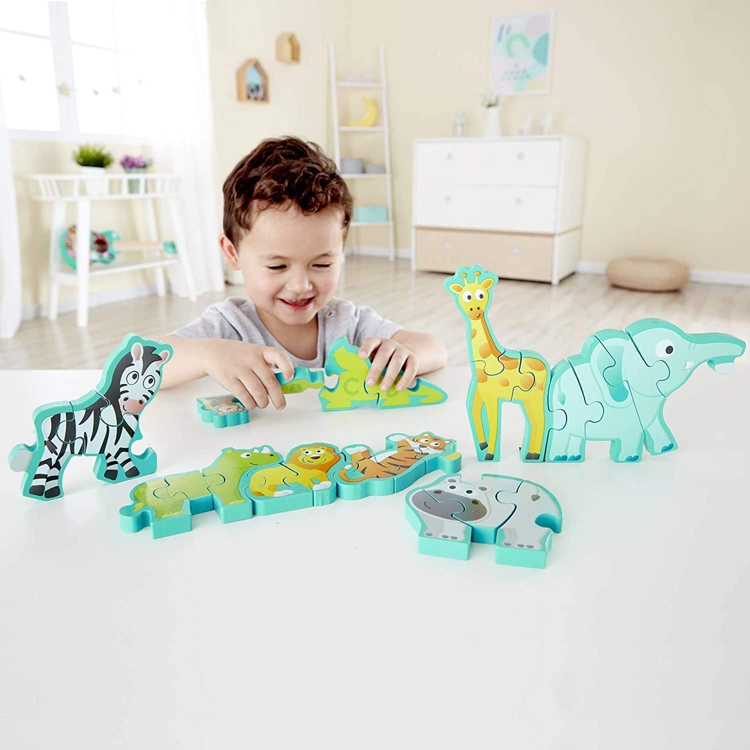 Hape Alphabet & Animal Parade Puzzle