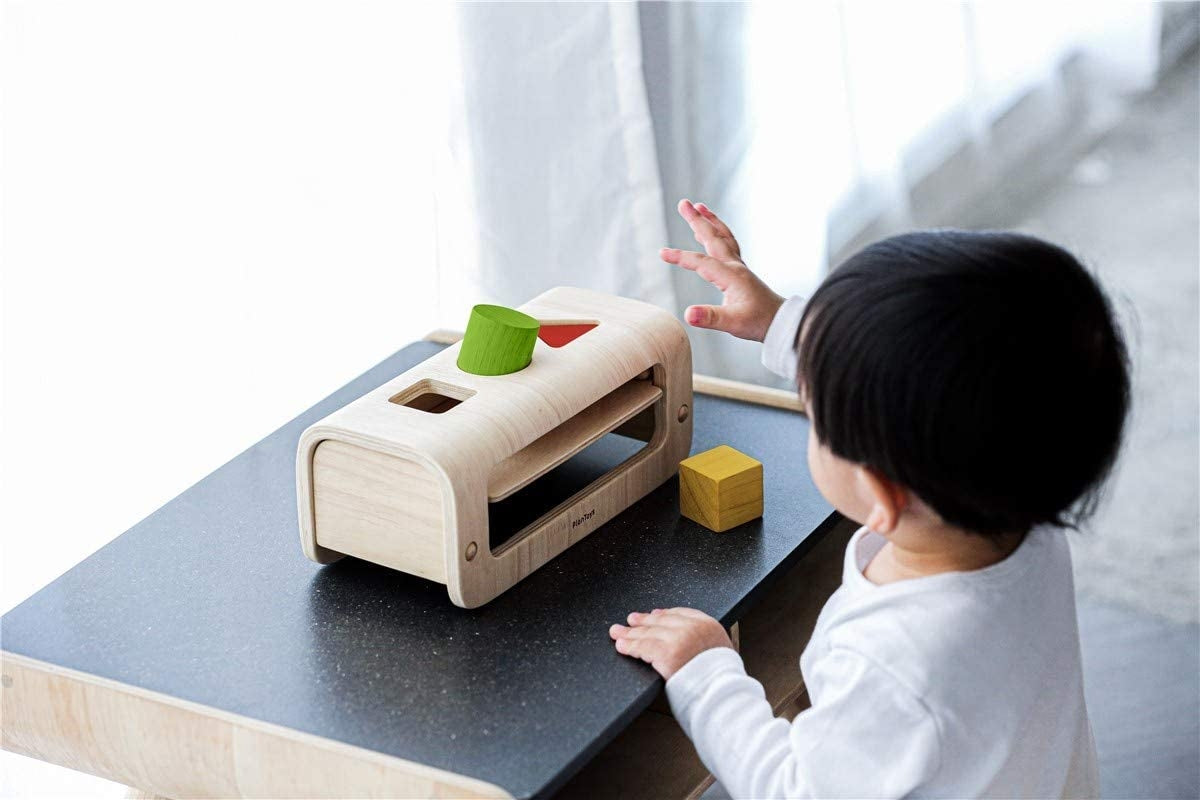 Plan Toys Shape & Sort Wooden Sorting Bench