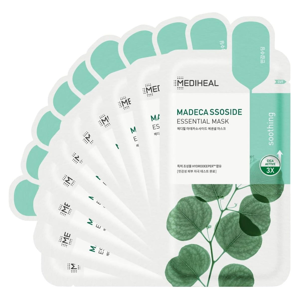 Mediheal Madecassoside Essential Mask, Pack of 10 (Exp 09/27)