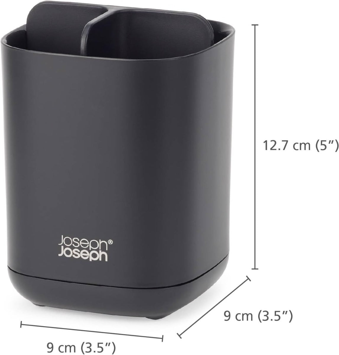 Joseph Joseph EasyStore Matt Toothbrush Caddy - Black