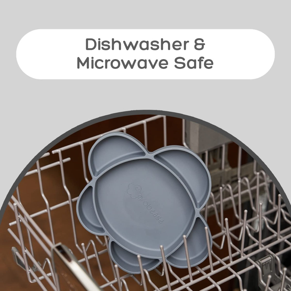 Grabease Silicone Suction Cloud Plate (5 Colors) - Pupsik Singapore