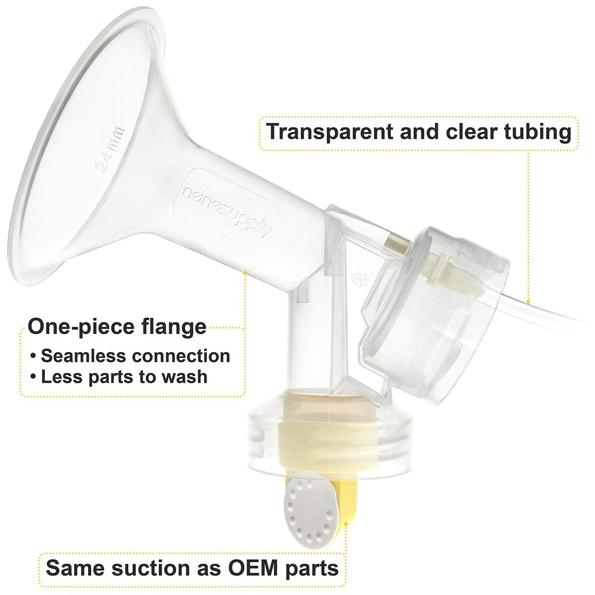 Nenesupply Pump Kit for Medela Pump In Style Advanced (6 Sizes)